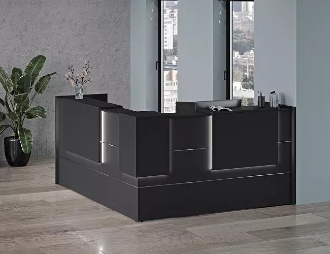 фото ресепшн Оникс Антрацит №5