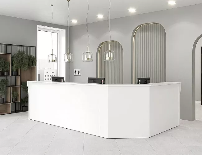 фото ресепшн Комфорт Белый №4