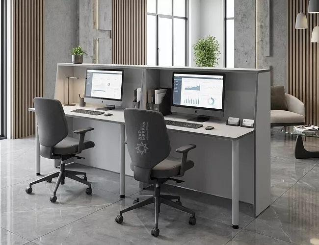 фото ресепшн Агат Серый №3