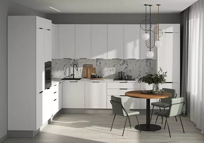 фото Кухня Бьянко МДФ