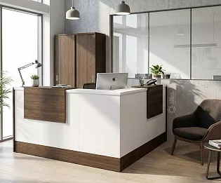 фото стойка ресепшн Стайл Вяз  №5