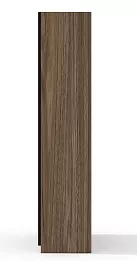 Офисный шкаф высокий со стеклом (полки стекло) с подсветкой