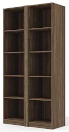 Офисный шкаф высокий комбинированный (полки ЛДСП)