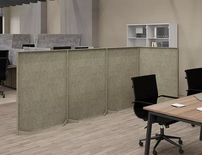 фото Напольные перегородки Войлок №3