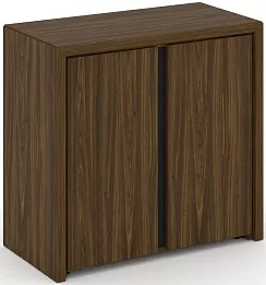 Офисный шкаф низкий широкий (2 низких фасада ЛДСП)