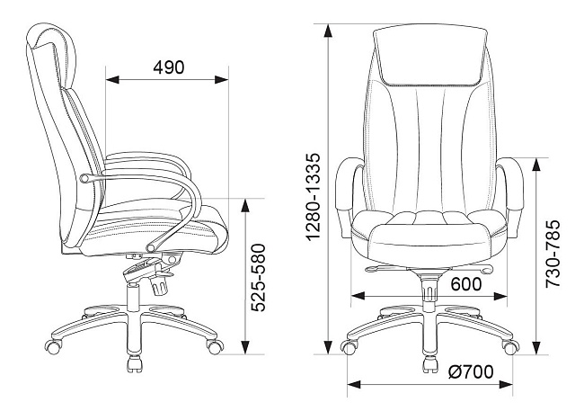 фото кресло T-9922SL №5