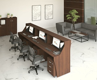 фото стойка ресепшн Комфорт  №3