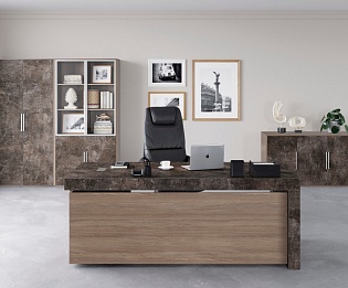 фото кабинет Бетон + 