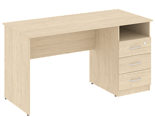 Стол письменный с тумбой правый