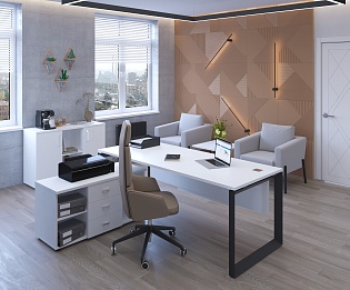 фото кабинет Оникс Белый  №3