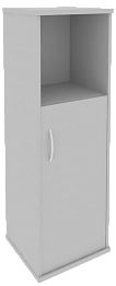 Офисный шкаф узкий средний полузакрытый, Л/Пр.