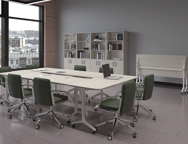 фото столы складные Моби Светлый №2