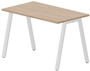 Стол рабочий на металлокаркасе (А-опоры / меламиновый аутлет)