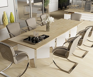 фото столы Шифт Хром Тиквуд  №2