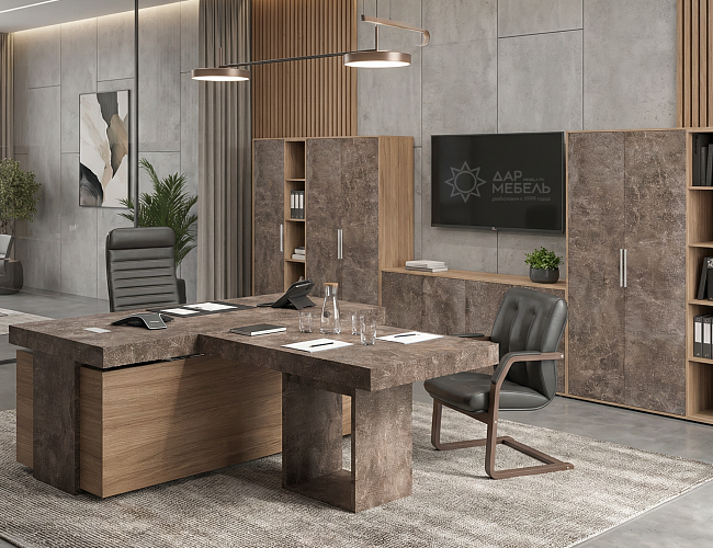 фото кабинет Бетон + №2