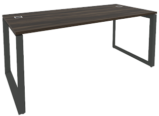 Стол руководителя на О-образном металлокаркасе