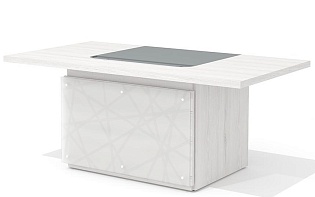 Стол руководителя с декор. траверсом