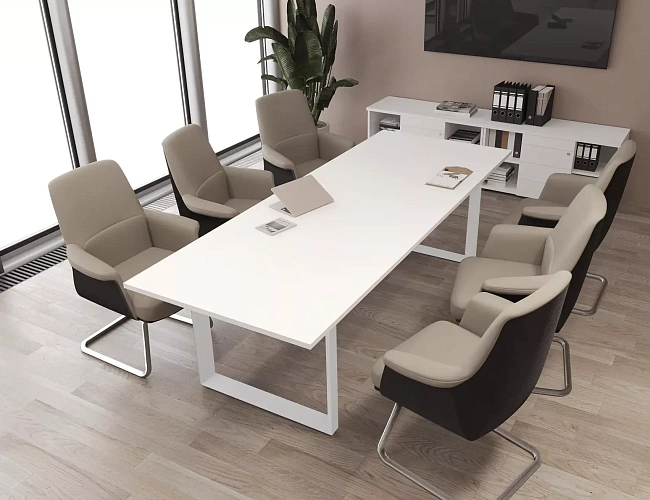 фото столы Оникс Метал-О Белый №2