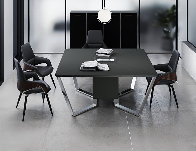 фото столы Стил Мит Хром №2