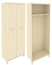 Офисный шкаф-гардероб для одежды (широкий)