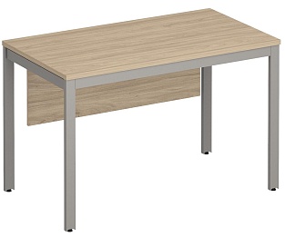 Стол письменный на металлокаркасе с экраном ДСП