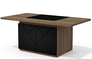 Стол руководителя с декор. траверсом