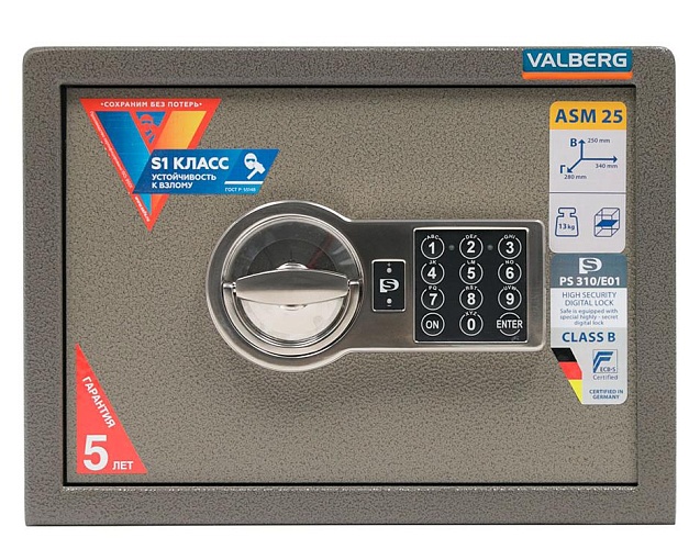 фото Сейф Valberg ASM 25 EL №2