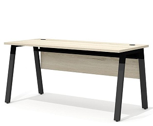 Стол прямой на металлокаркасе