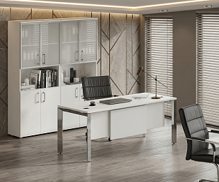 фото кабинет Оникс Люкс Белый 