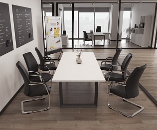 фото столы Оникс Метал-О Белый  №5