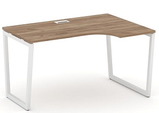 Стол рабочий эргономичный на T2-образных опорах 40х40 (Левый/Правый)