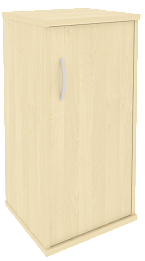 Офисный шкаф узкий низкий закрытый, Л/Пр.