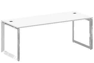 Стол руководителя на О-образном металлокаркасе