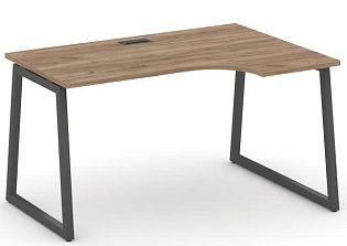 Стол рабочий эргономичный на T1-образных опорах 40х40 (Левый/Правый)