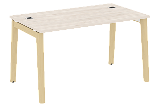 Стол рабочий руководителя, опоры - массив дерева