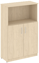 Офисный шкаф средний полузакрытый